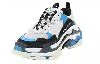Balenciaga Triple S White Blue