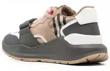 Burberry Vintage Low-Top Sneakers Grey Brown