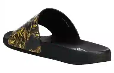 Versace Jeans Couture Slides Black