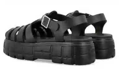 Miu Miu Roman Sandals Black