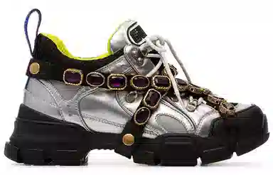 Gucci Flashtrek Silver Grey