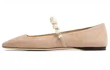 Jimmy Choo Ade Flat Ballerina Pink