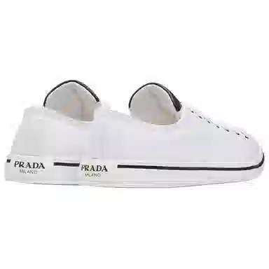 Prada Sporty Pointed Sneakers White