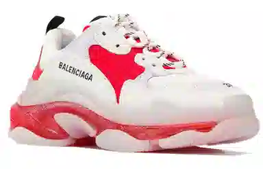 Balenciaga Triple S White Red