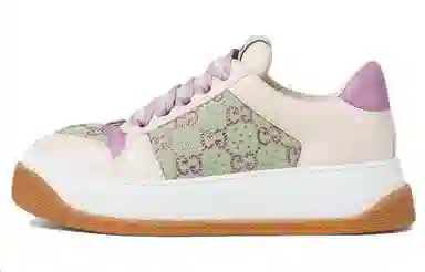 Gucci Screener Low Beige Purple