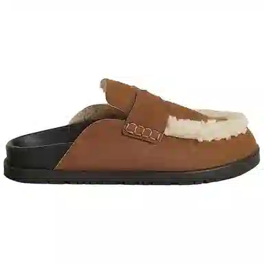 Hermes Daily Comfort Slides Brown