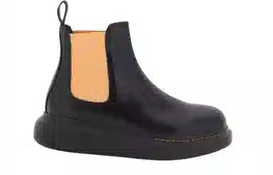 Alexander McQueen Hybrid Chelsea Boots Black