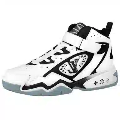 LOUIS VUITTON Trainer 2 White Black Floral