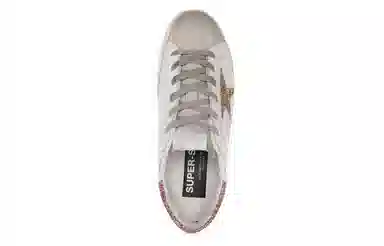 Golden Goose Super-Star White Pink Distressed