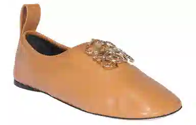 LOEWE Anagram Lace-Up Flat