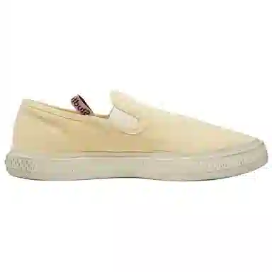 Acne Studios Ballow Round Toe Logo Sneakers Light Yellow