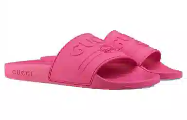 Gucci Rubber Slide Pink