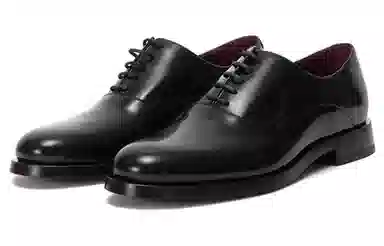 Valentino Leather Dress Shoes Black