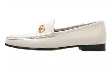 Gucci 1953 Horsebit Loafers White