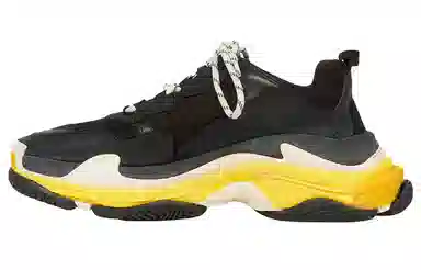 Balenciaga Triple S Black Yellow