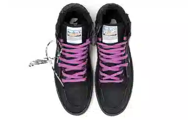 OFF-WHITE Off-Court High Black Purple