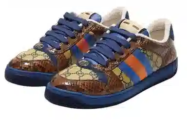 Gucci Low-Top Sneakers Blue Yellow