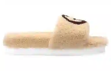 Gucci Brown Shearling Slide