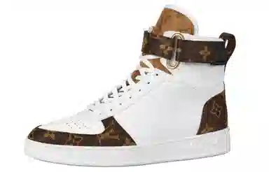 Louis Vuitton Boombox High-Top Sneakers White