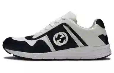 Gucci Double G Logo Black White