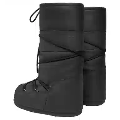 Moon Boot High Lace-Up Black