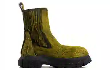 Rick Owens DRKSHDW Chelsea Boots Green