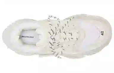 Balenciaga Triple S Clear Sole White