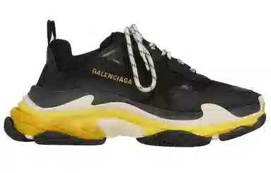 Balenciaga Triple S Black Yellow