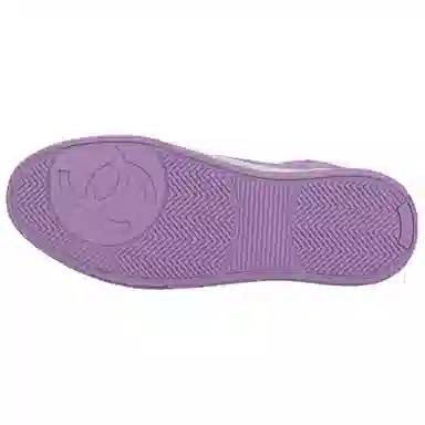 CHANEL Low Top Sneakers Light Purple