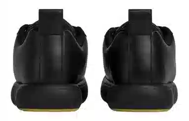 Bottega Veneta Low Top Leather Sneakers Black