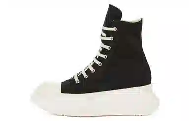 Rick Owens DRKSHDW High Top Sneakers Black White