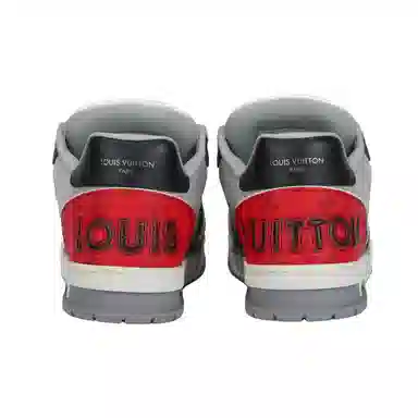 Louis Vuitton Trainer Low Top Black Red White