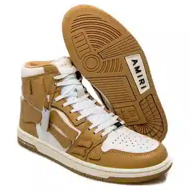 AMIRI Skel-Top Hi Brown