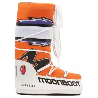 Moon Boot Icon Retrobiker M Orange White Black