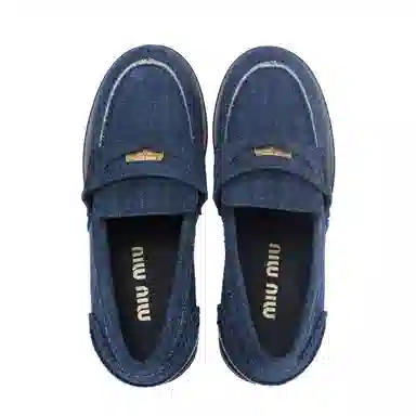 Miu Miu Loafers Blue