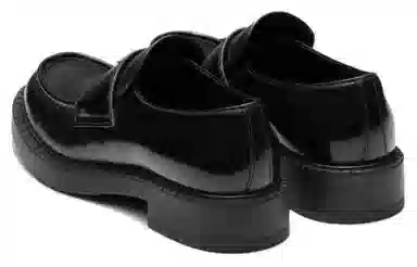 Prada Monolith Black Loafers