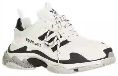 adidas x Balenciaga Triple S White