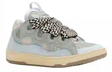 Lanvin Curb Leather Sneakers