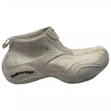 Balenciaga Basketball Mid Zip Sneakers Off-White