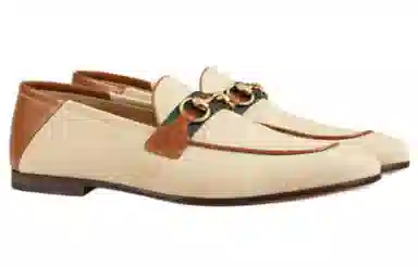 GUCCI Retro Casual Sneakers Light Brown