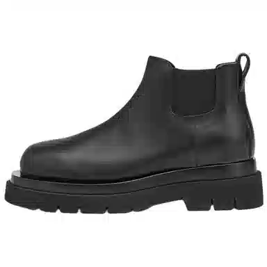 Bottega Veneta Lug Chelsea Boots Black
