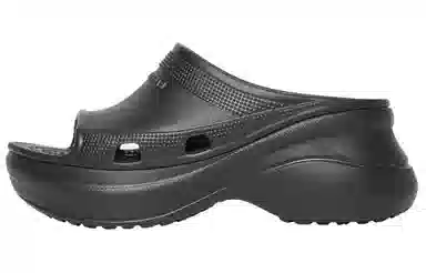 Balenciaga Pool Crocs Black