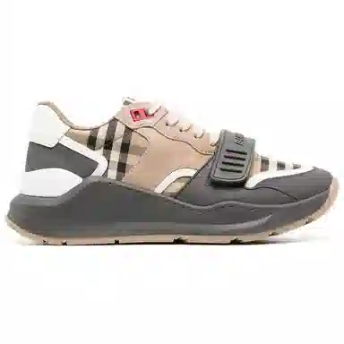 Burberry Vintage Low-Top Sneakers Grey Brown