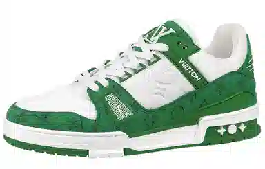 Louis Vuitton Trainer Low Green White