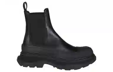 Alexander McQueen Tread Slick Chelsea Boots Black