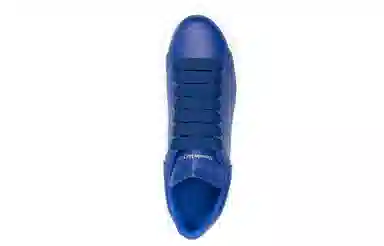 Alexander McQueen Leather Sneakers Blue