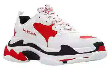 Balenciaga Triple S White Red