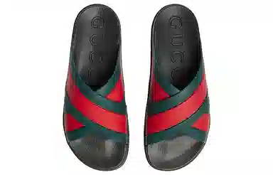 Gucci Slides Red Green