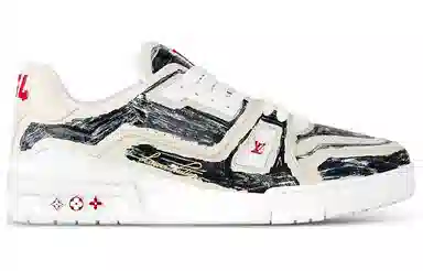 Louis Vuitton Trainer White Black