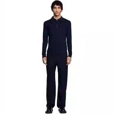 Sandro French Collar Pullover Sweater